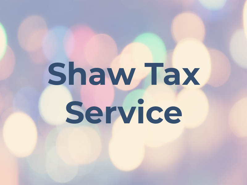 Shaw Tax Service