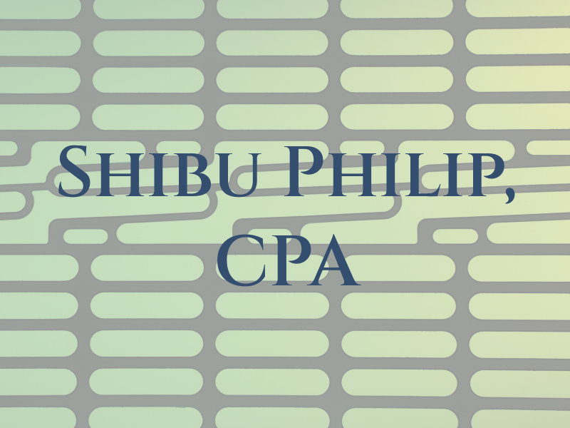 Shibu Philip, CPA