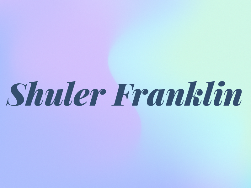 Shuler Franklin