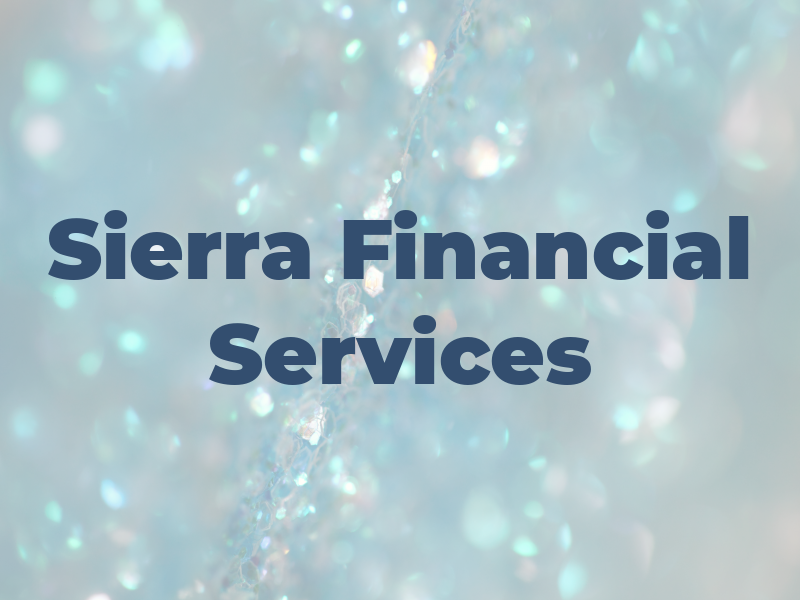 Sierra Financial Services