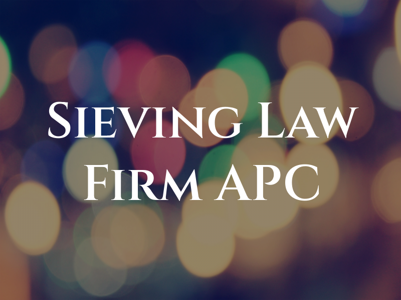 Sieving Law Firm APC