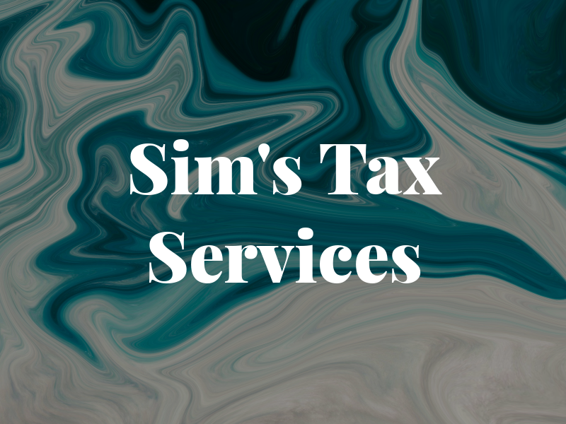 Sim's Tax Services