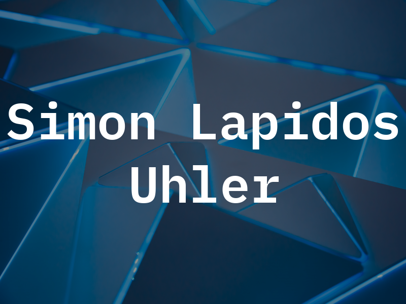 Simon Lapidos & Uhler