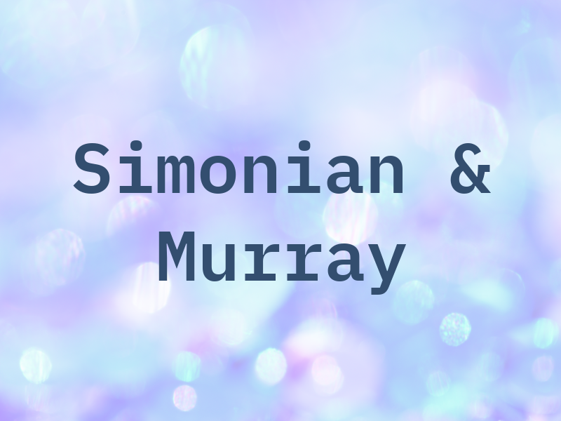 Simonian & Murray