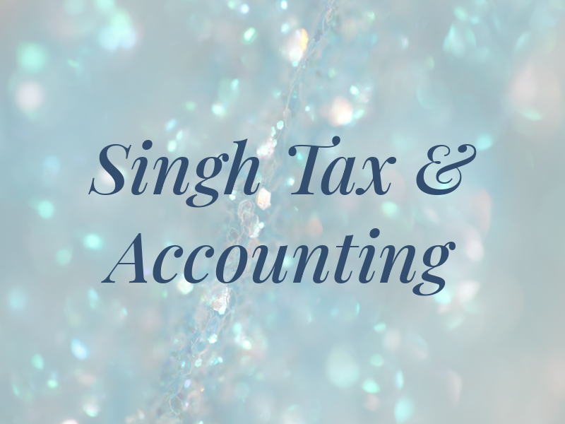 Singh Tax & Accounting