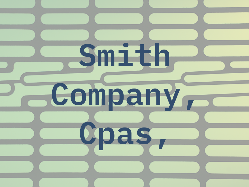 Smith & Company, Cpas, PLC