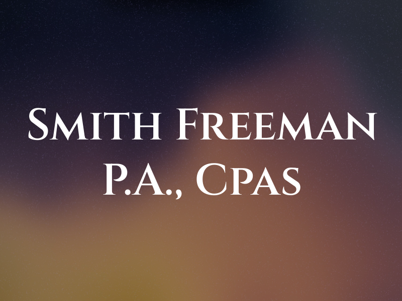 Smith & Freeman P.A., Cpas