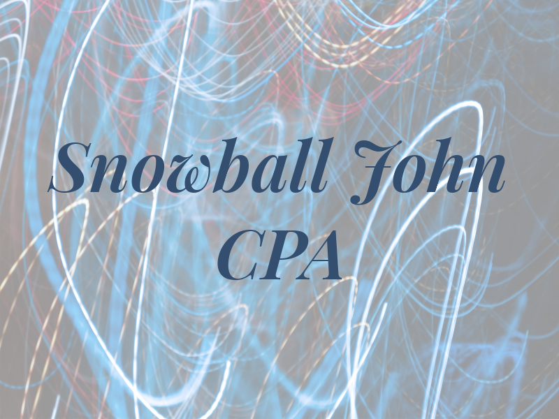 Snowball John CPA