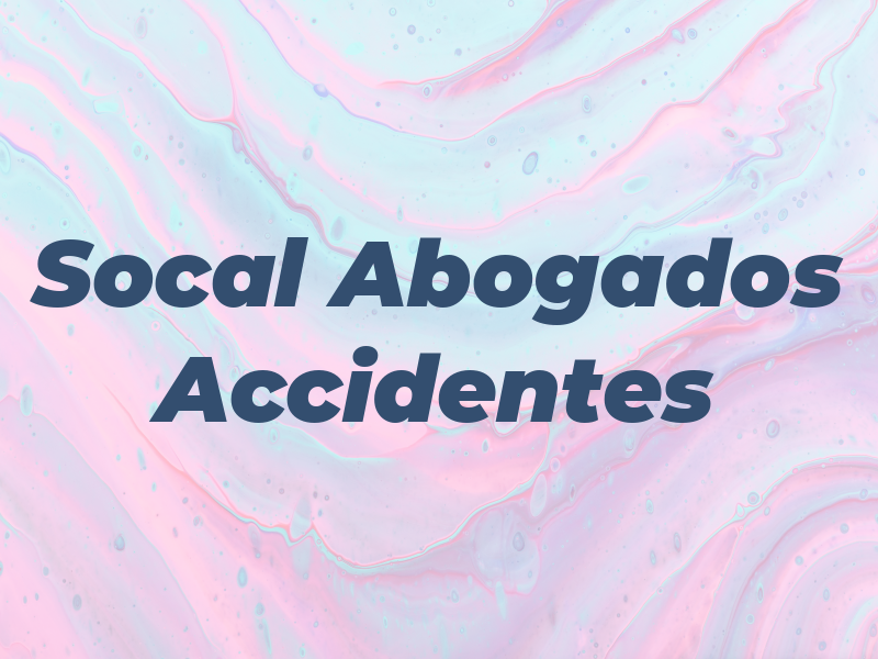 Socal Abogados Accidentes