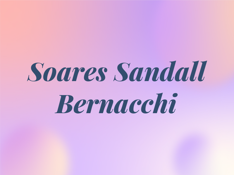 Soares Sandall Bernacchi