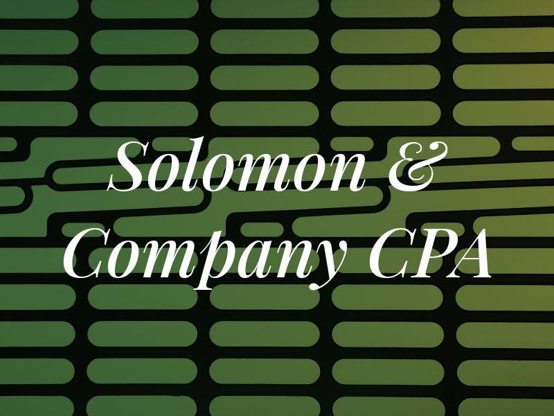 Solomon & Company CPA
