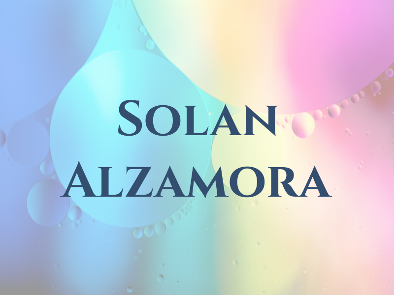 Solan Alzamora