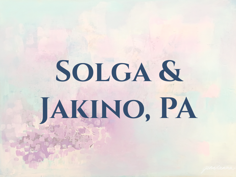 Solga & Jakino, PA