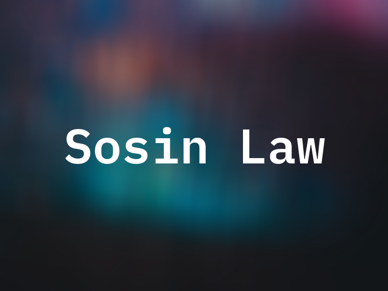 Sosin Law