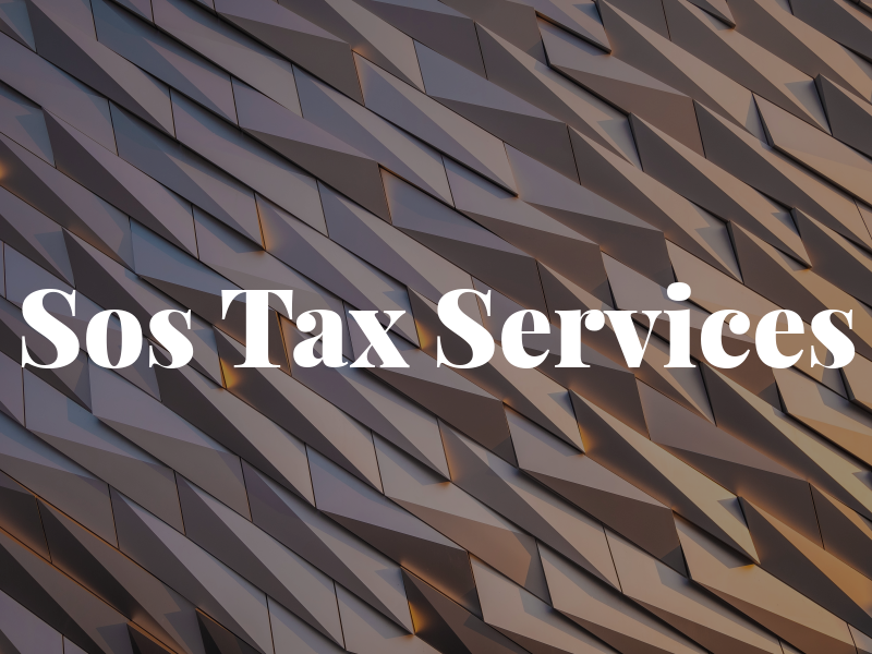 Sos Tax Services