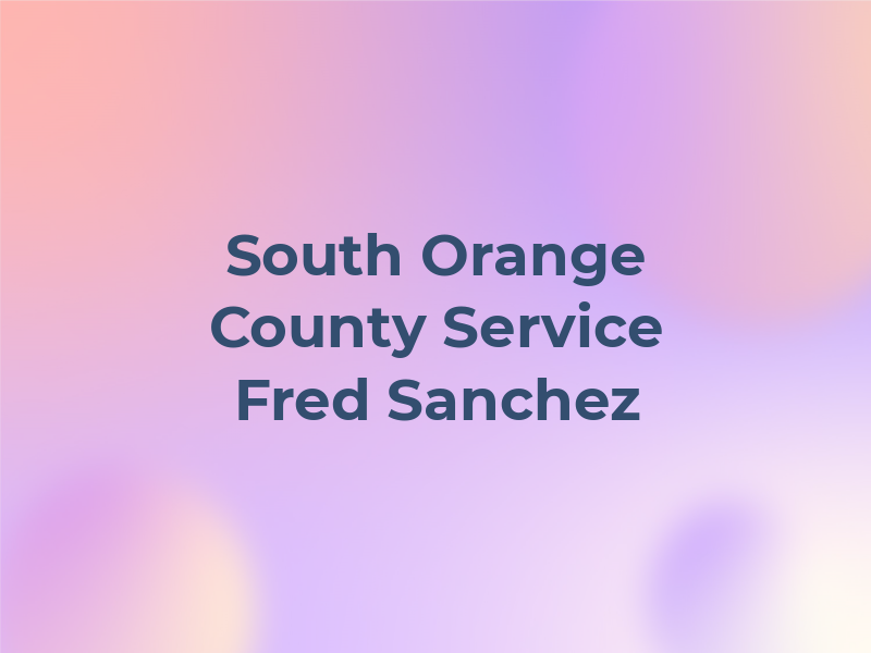 South Orange County Tax Service - Fred Sanchez
