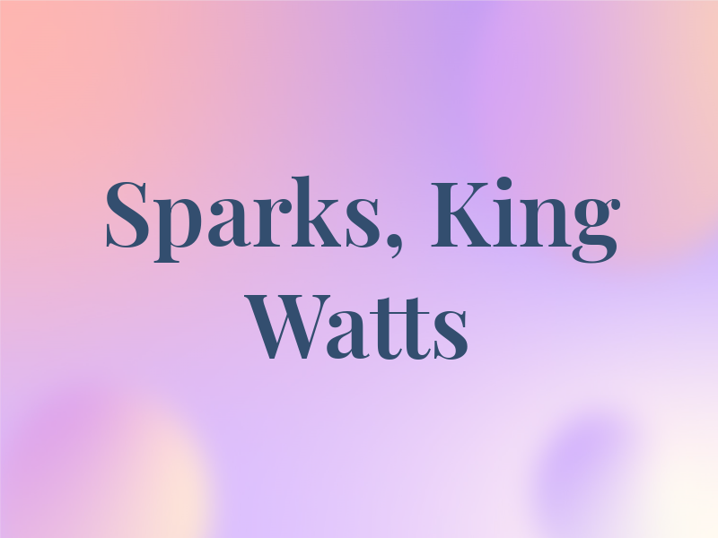 Sparks, King & Watts