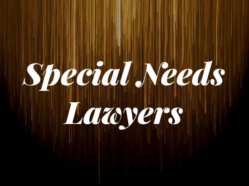 Special Needs Lawyers