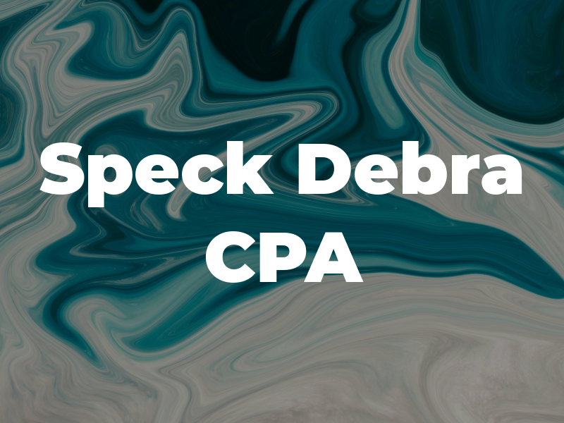 Speck Debra CPA