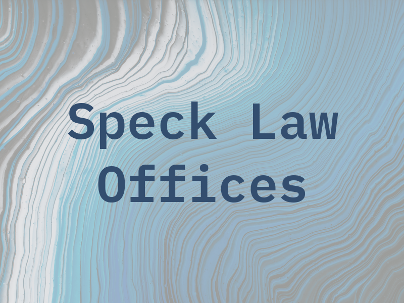 Speck Law Offices