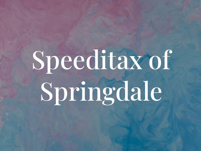 Speeditax of Springdale