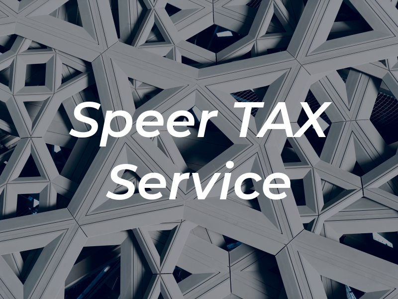 Speer TAX Service