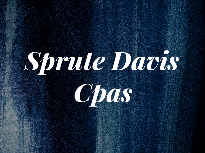 Sprute & Davis Cpas