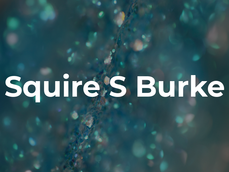 Squire S Burke