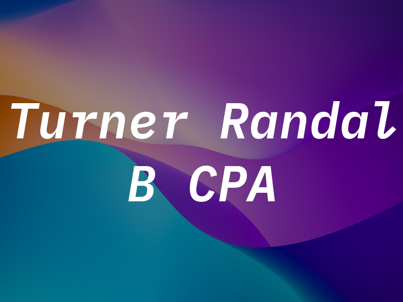 Turner Randal B CPA