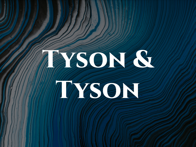 Tyson & Tyson