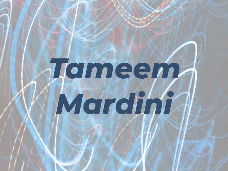 Tameem Mardini