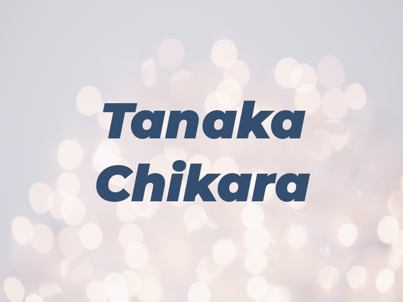 Tanaka Chikara