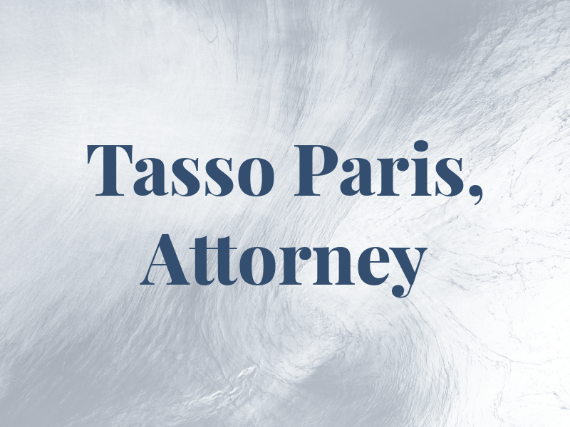 Tasso Paris, Attorney at Law