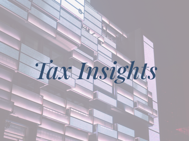 Tax Insights