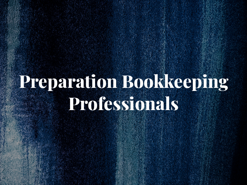 Tax Preparation & Bookkeeping Professionals