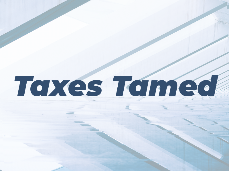 Taxes Tamed
