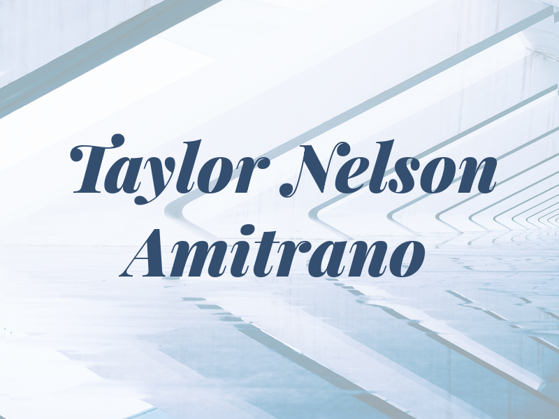 Taylor Nelson Amitrano