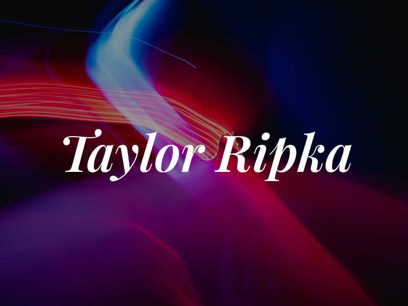 Taylor Ripka