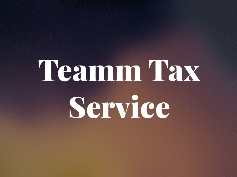 Teamm Tax Service