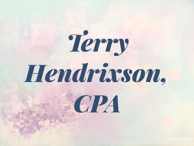 Terry Hendrixson, CPA