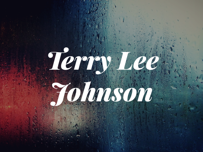 Terry Lee Johnson