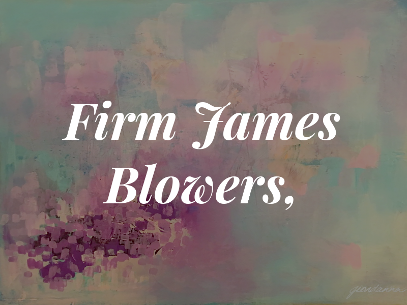 The Firm of James E Blowers, CPA
