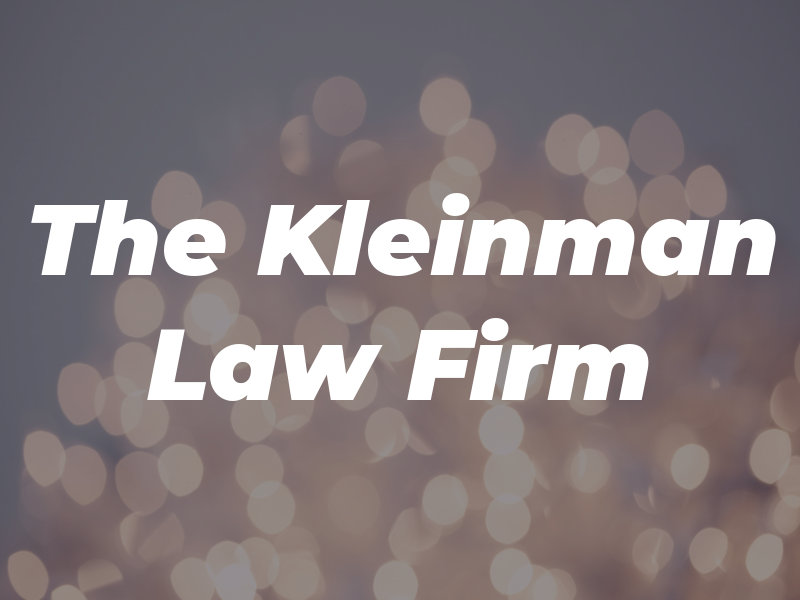The Kleinman Law Firm