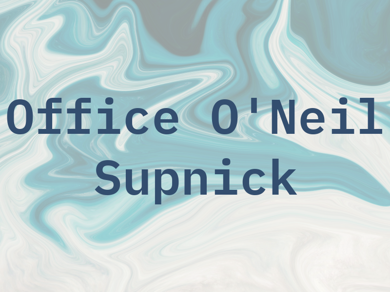 The Law Office of O'Neil Supnick