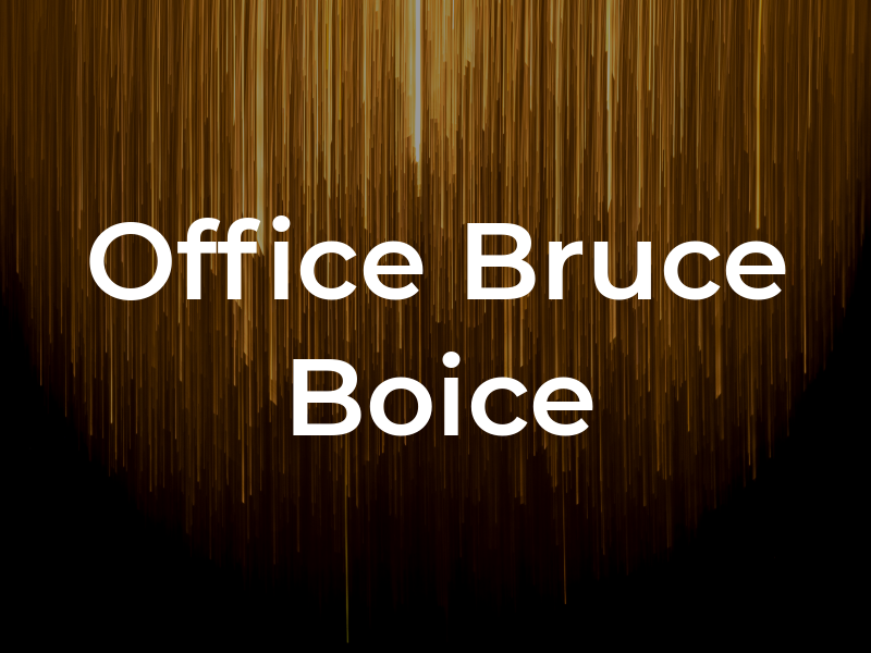 The Law Office of Bruce A. Boice