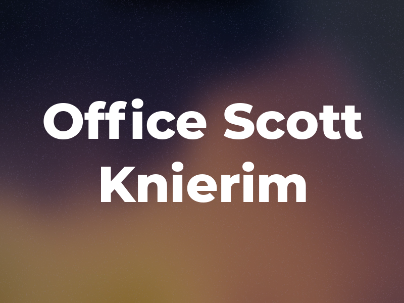The Law Office of Scott Knierim