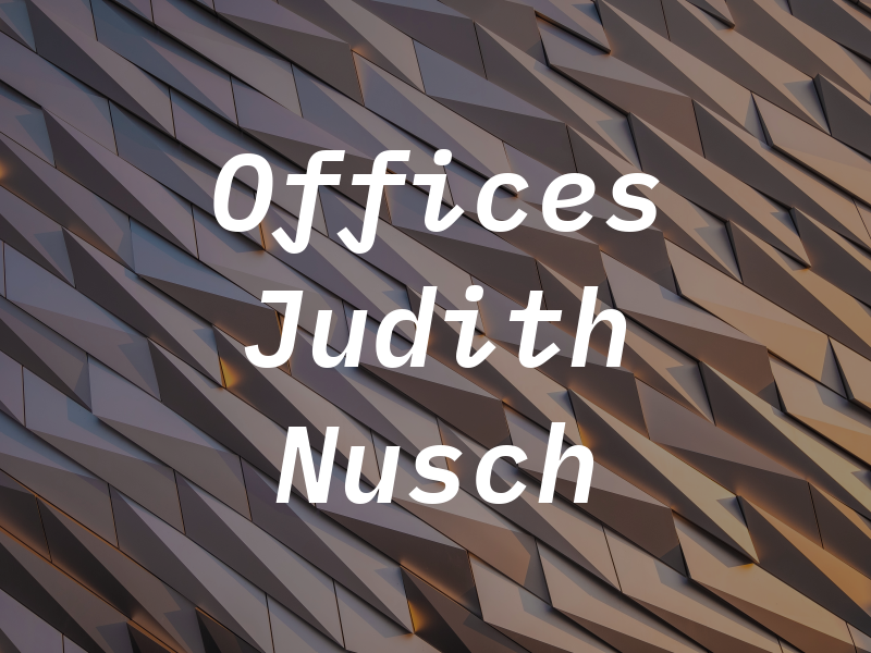 The Law Offices of Judith Nusch