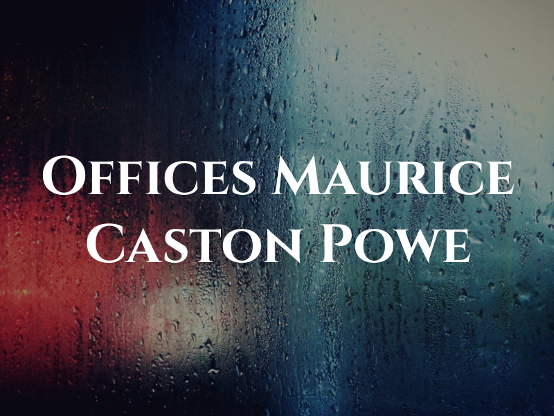 The Law Offices of Maurice Caston Powe