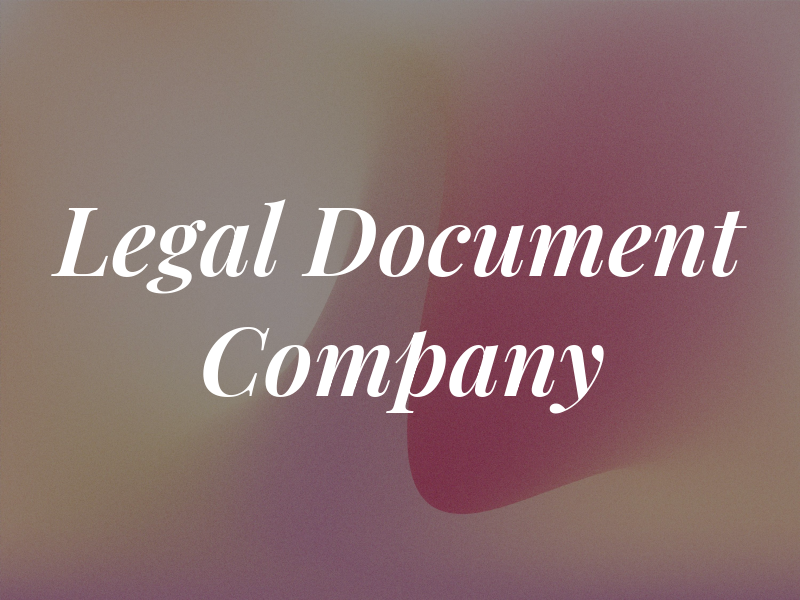 The Legal Document Company