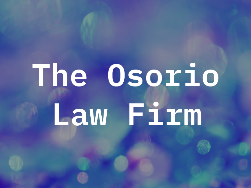 The Osorio Law Firm